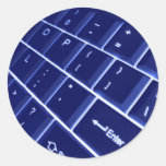 computer keyboard round stickers