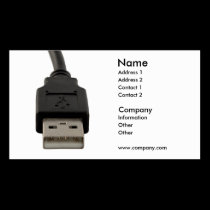 Computer lead business card business cards