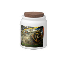 Computer mainboard candy jar