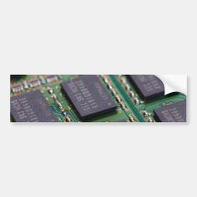 Computer Memory Chips Bumper Sticker