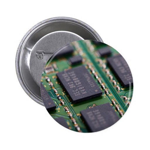Computer Memory Chips Buttons