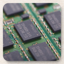 Computer Memory Chips Drink Coaster