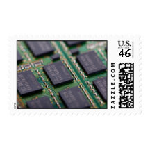 Computer Memory Chips Stamps