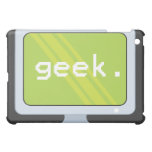 computer monito geek text iPad mini cover