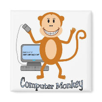 Computer Monkey magnet
