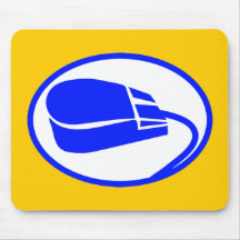 COMPUTER MOUSE SIGN 2 MOUSE PADS