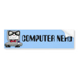 Computer Nerd Geek Bumper Sticker