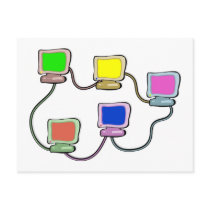 Computer Network postcards