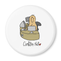 Computer Nut magnets by stick_figures Computer Nut magnets