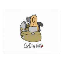Computer Nut T-shirts and Gifts Post Cards