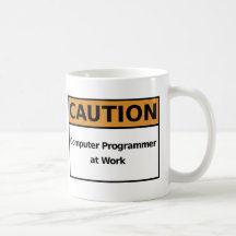 Computer Programmer at Work Mugs