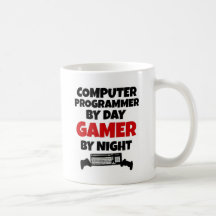 Computer Programmer by Day Gamer by Night Coffee Mugs