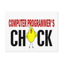 Computer Programmer’s Chick postcards by professiongifts Computer Programmer’s Chick postcards