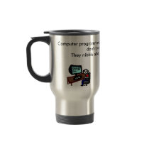 Computer programmers don't byte mugs by nadiolie Computer programmers don't byte mugs