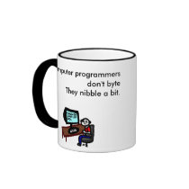Computer programmers don't byte mugs by nadiolie Computer programmers don't byte mugs