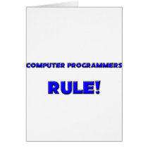 Computer Programmers Rule! cards