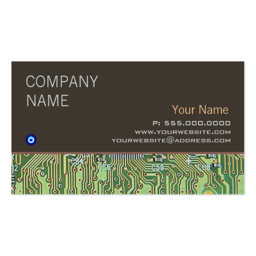 Computer Repair  Business Card (front side)