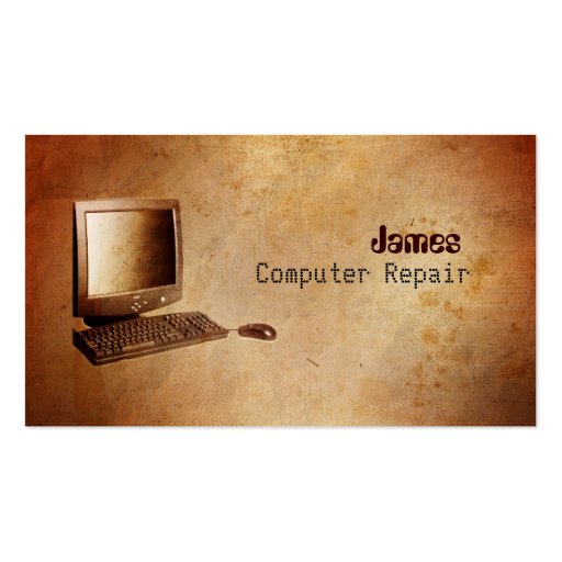 Computer Repair Business Cards Zazzle