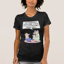 Computer says disease is God's punishment. t-shirts