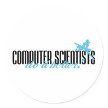 Computer Scientists Do It Better! stickers