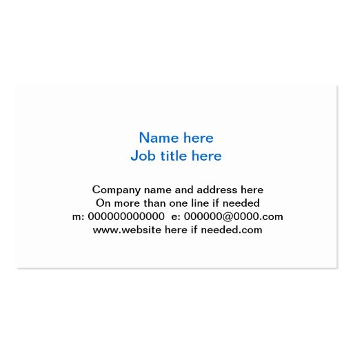 computer security business card (back side)