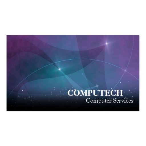 Computer Services & Programmer Business Card (front side)