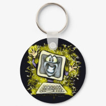 Computer Shock keychains by FunGraphix Computer Shock keychains