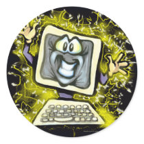 Computer Shock stickers