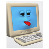 computer smiley full color flyer