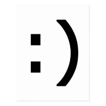Computer Smiley postcards