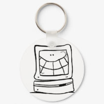 Computer Smiling keychains by a1pipedreamer Computer Smiling keychains