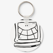 Computer Smiling keychains by a1pipedreamer Computer Smiling keychains
