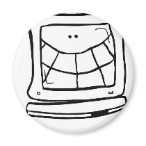 Computer Smiling Magnet