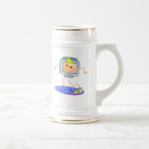 Computer Surfing the Net mugs by prawny Computer Surfing the Net mugs
