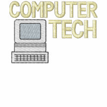 Computer Tech Embroidered Shirt