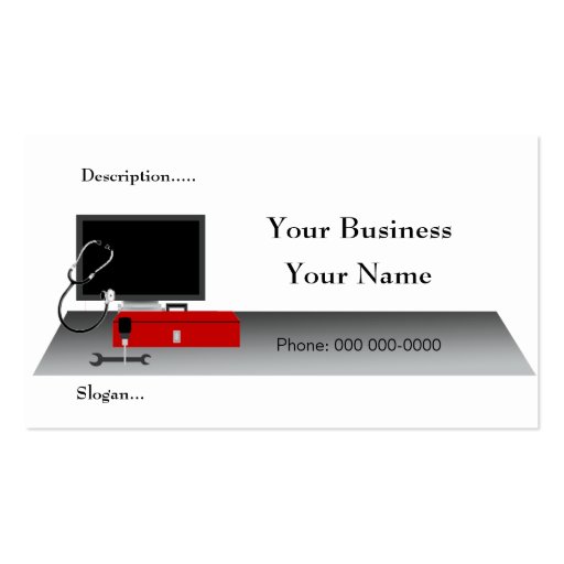 Computer Technician Service Business Crad Business Cards