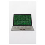 Computer virus personalized stationery