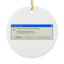 COMPUTER WARNING ORNAMENT