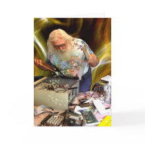 COMPUTER WIZARD GREETING CARD