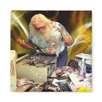 COMPUTER WIZARD MAGNET by dawntaylor COMPUTER WIZARD MAGNET