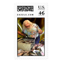 COMPUTER WIZARD Postage Stamp by GreetingsCards COMPUTER WIZARD Postage Stamp