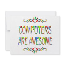 Computers are Awesome invitations