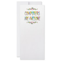 Computers are Awesome rack cards