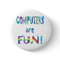 Computers are Fun buttons by SchoolAids Computers are Fun buttons