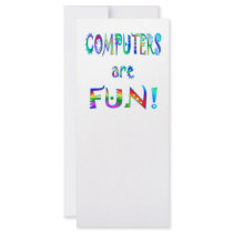 Computers are Fun rack cards