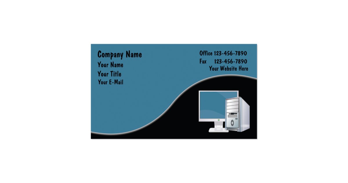 Computers Business Cards Zazzle 9418