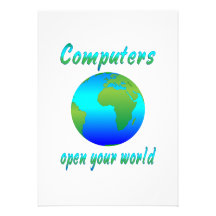 Computers Open Worlds Personalized Invitation