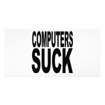 Computers Suck photo cards