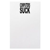 Computers Suck stationery