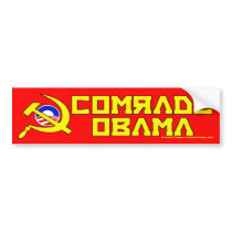 Comrade Obama Bumper Sticker bumper stickers